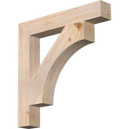 Westlake Block Smooth Bracket, Douglas Fir, 3 1/2W X 24D X 24H